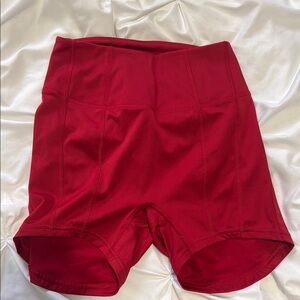 Gymshark Red Compression Shorts